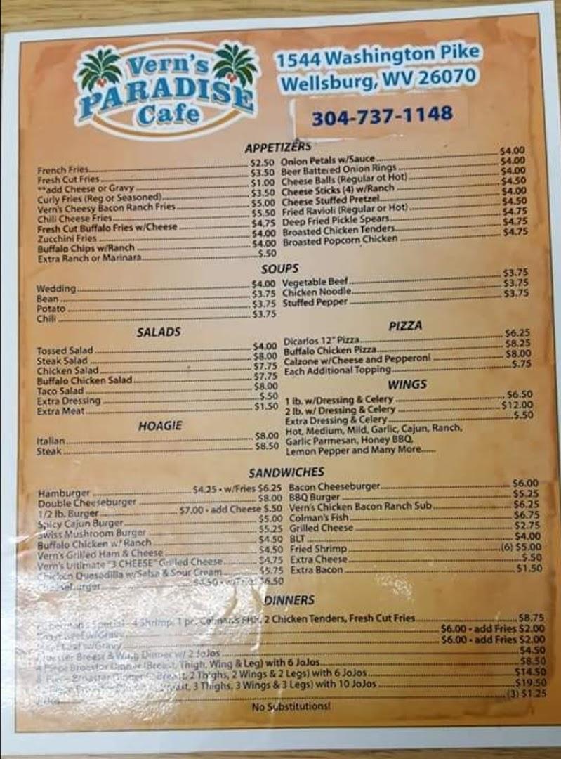 Vern's Paradise Cafe LLC