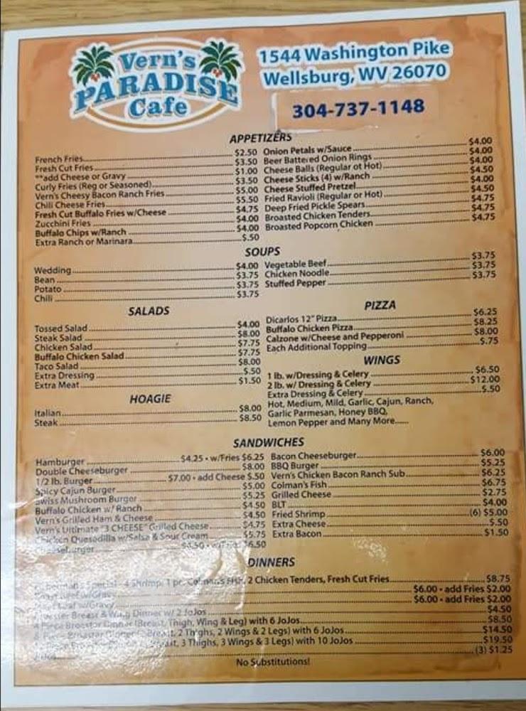 Vern's Paradise Cafe LLC French Fries